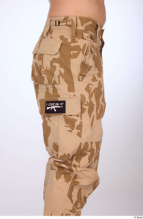 Danas camouflage cargo trousers dressed thigh 0007.jpg